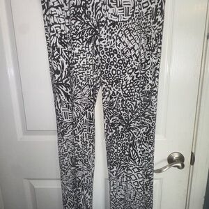 Lilly Pulitzer Black and White Patterned Leggings